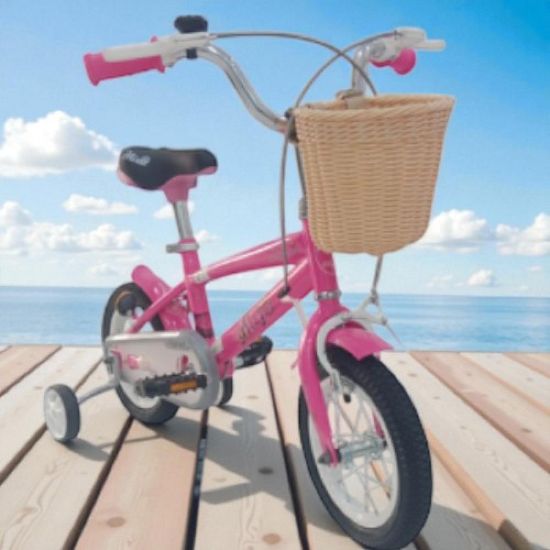 صورة دراجة فرحة الصغيرة للبنات – 12 إنش